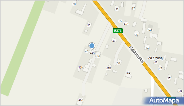 Makowiec, Radomska, 44A, mapa Makowiec