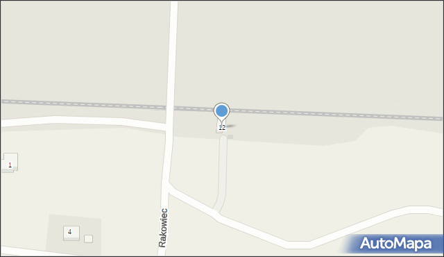 Malbork, Rakowiec, 12, mapa Malborka