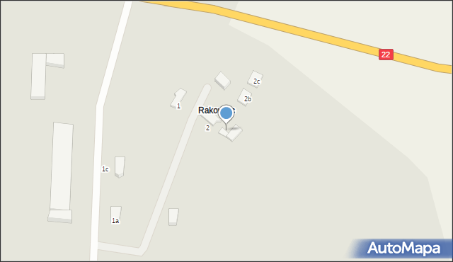 Malbork, Rakowiec, 2d, mapa Malborka