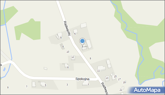 Marcyporęba, Radwanity Marka, 7, mapa Marcyporęba