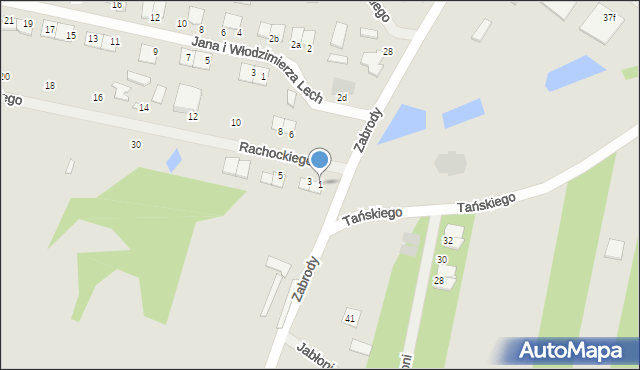Mława, Rachockiego-Juranda Pawła, por., 1, mapa Mława