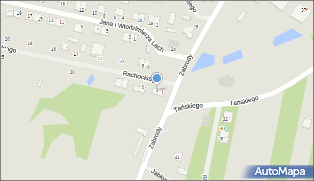 Mława, Rachockiego-Juranda Pawła, por., 3, mapa Mława