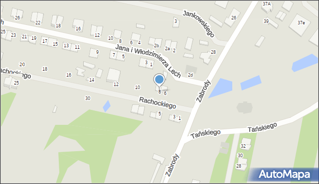 Mława, Rachockiego-Juranda Pawła, por., 8, mapa Mława