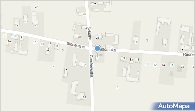 Mleczków, Radomska, 2, mapa Mleczków