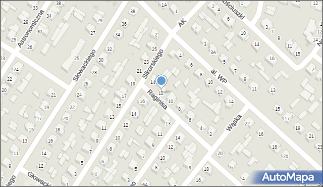 Mońki, Raginisa Władysława, mjr., 12, mapa Mońki