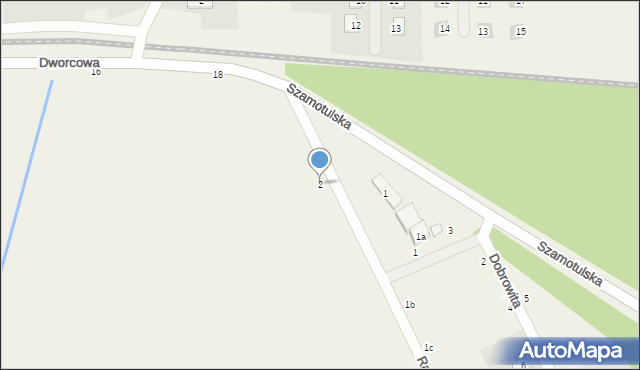 Mrowino, Radziwoja, 2, mapa Mrowino