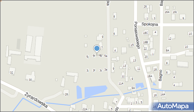 Mszczonów, Racławicka, 5e, mapa Mszczonów