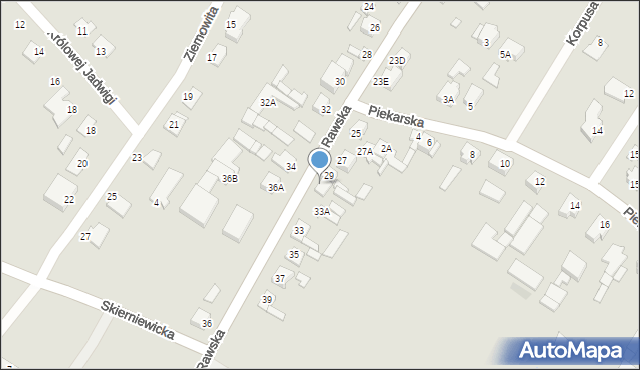 Mszczonów, Rawska, 31, mapa Mszczonów