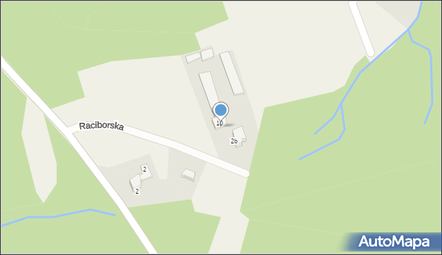 Nieboczowy, Raciborska, 12, mapa Nieboczowy
