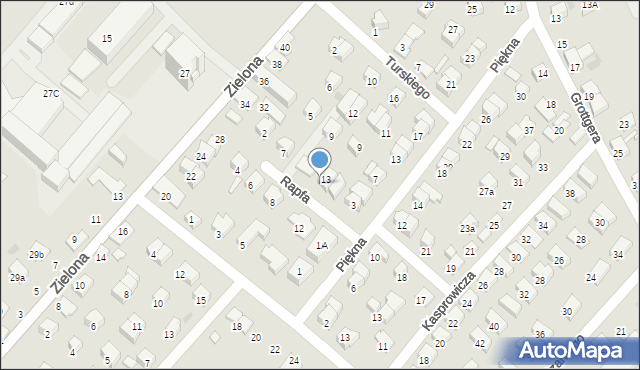 Nowy Sącz, Rapfa Feliksa, 15, mapa Nowego Sącza