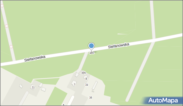 Oblas, Radomska, 49C, mapa Oblas