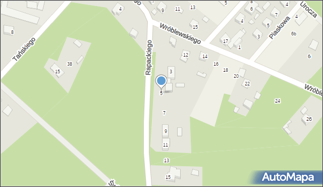 Olszanka, Rapackiego Józefa, 5, mapa Olszanka