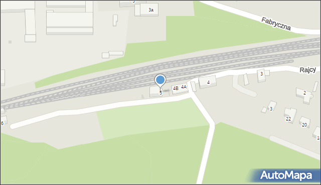 Orzesze, Rajcy, 5, mapa Orzesze