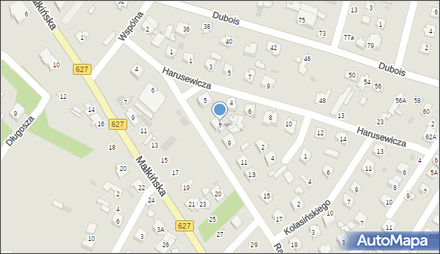 Ostrów Mazowiecka, Radwańskiego Jana, 7, mapa Ostrów Mazowiecka