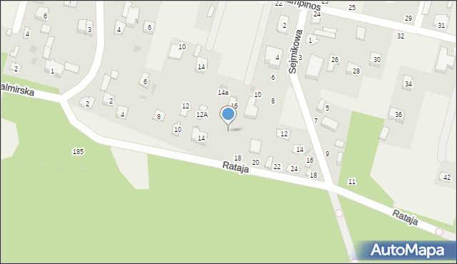 Palmiry, Rataja Macieja, 16a, mapa Palmiry