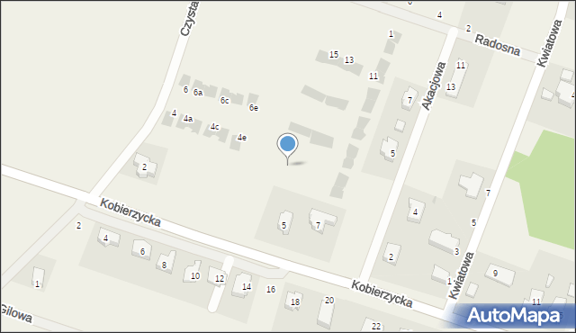 Pełczyce, Radosna, 43, mapa Pełczyce