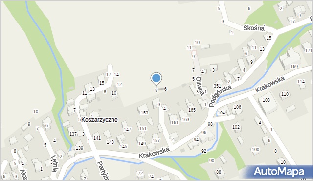 Pewel Ślemieńska, Radosna, 5, mapa Pewel Ślemieńska