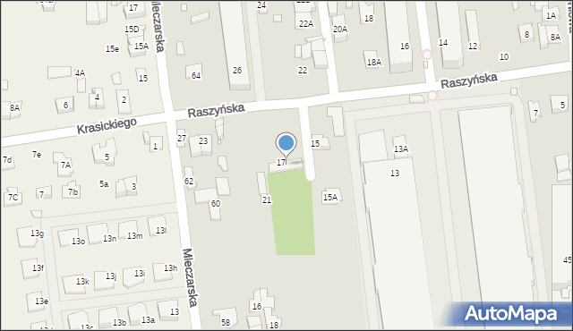 Piaseczno, Raszyńska, 19, mapa Piaseczno