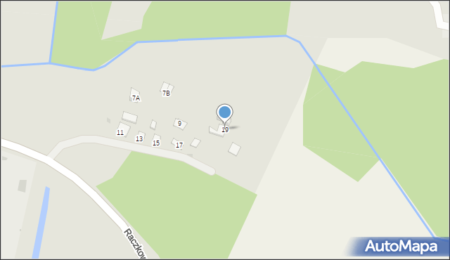 Płock, Raczkowizna, 19, mapa Płock