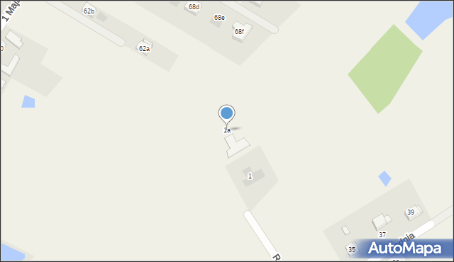 Pokój, Radosna, 1a, mapa Pokój