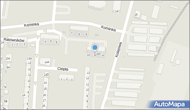 Polkowice, Ratowników, 11, mapa Polkowice