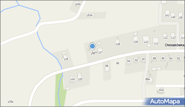 Raba Wyżna, Raba Wyżna, 106, mapa Raba Wyżna