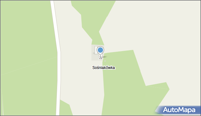 Raba Wyżna, Raba Wyżna, 21, mapa Raba Wyżna