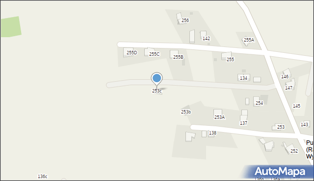 Raba Wyżna, Raba Wyżna, 253c, mapa Raba Wyżna