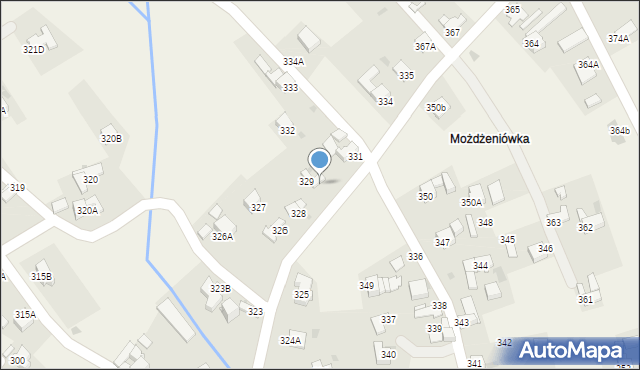 Raba Wyżna, Raba Wyżna, 330, mapa Raba Wyżna