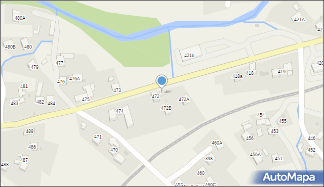 Raba Wyżna, Raba Wyżna, 472C, mapa Raba Wyżna