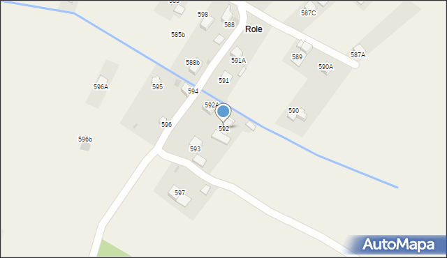 Raba Wyżna, Raba Wyżna, 592, mapa Raba Wyżna