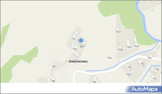 Raba Wyżna, Raba Wyżna, 793, mapa Raba Wyżna