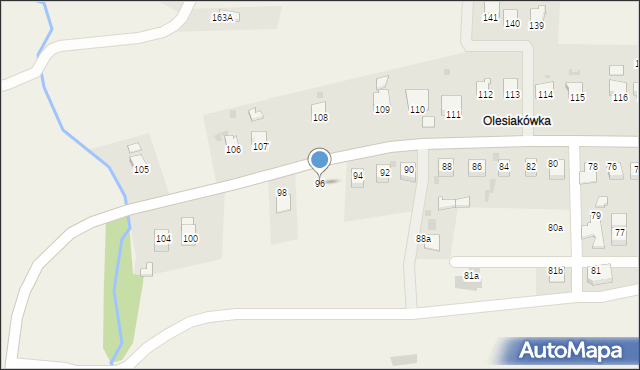 Raba Wyżna, Raba Wyżna, 96, mapa Raba Wyżna