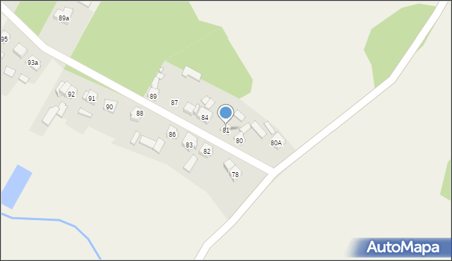 Rąbczyn, Rąbczyn, 81, mapa Rąbczyn