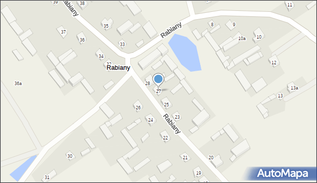 Rabiany, Rabiany, 27, mapa Rabiany