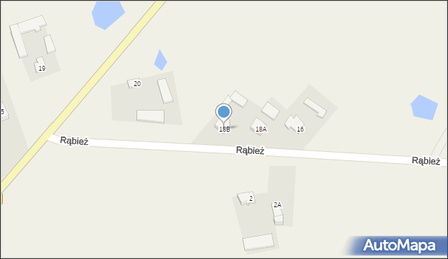 Rąbież, Rąbież, 18B, mapa Rąbież