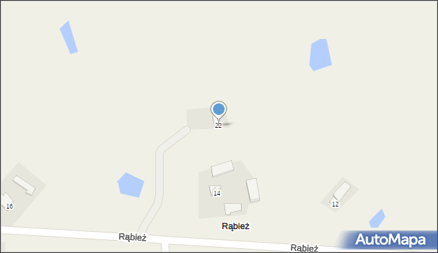 Rąbież, Rąbież, 22, mapa Rąbież