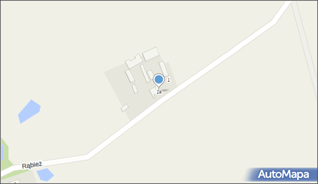 Rąbież, Rąbież, 1a, mapa Rąbież