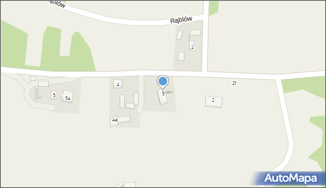 Rąblów, Rąblów, 3, mapa Rąblów