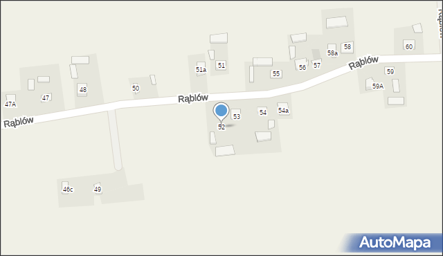 Rąblów, Rąblów, 52, mapa Rąblów