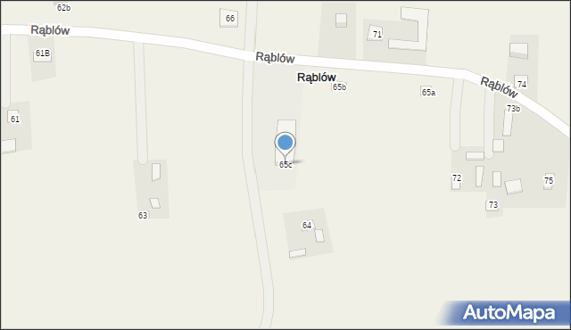 Rąblów, Rąblów, 65c, mapa Rąblów