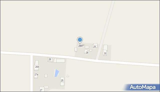 Racendów, Racendów, 28A, mapa Racendów