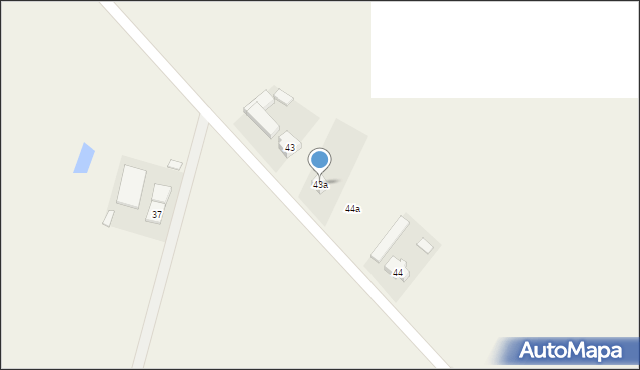 Racendów, Racendów, 43a, mapa Racendów