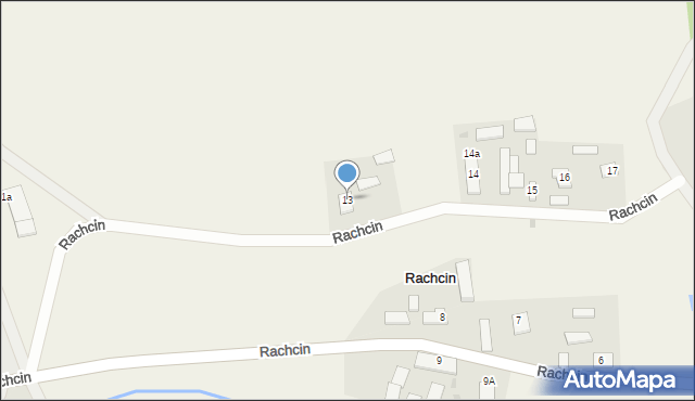 Rachcin, Rachcin, 13, mapa Rachcin