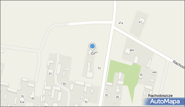Rachodoszcze, Rachodoszcze, 52A, mapa Rachodoszcze