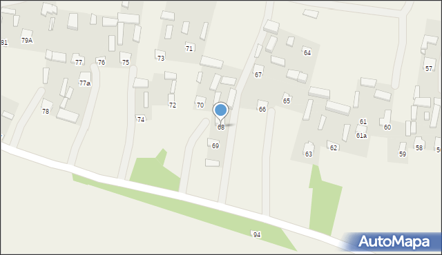 Rachodoszcze, Rachodoszcze, 68, mapa Rachodoszcze