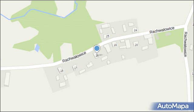 Rachwałowice, Rachwałowice, 18, mapa Rachwałowice