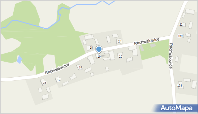 Rachwałowice, Rachwałowice, 19, mapa Rachwałowice