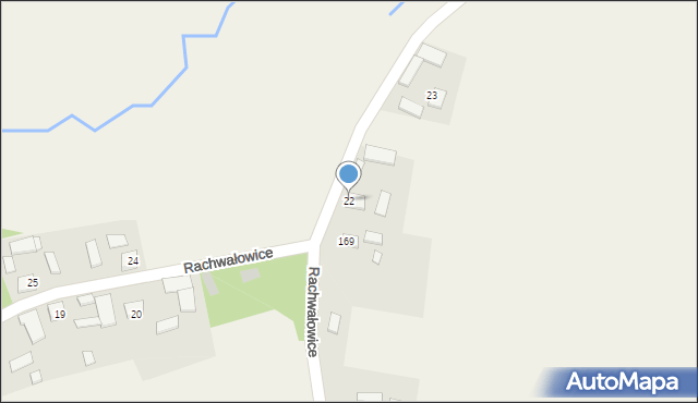 Rachwałowice, Rachwałowice, 22, mapa Rachwałowice