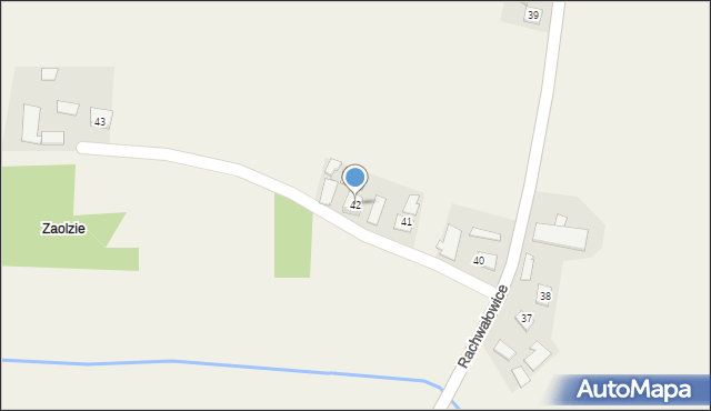 Rachwałowice, Rachwałowice, 42, mapa Rachwałowice